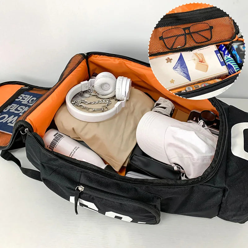 Large Waterproof Sport Gym & Travel Bag – Men’s Backpack & Shoulder Pack