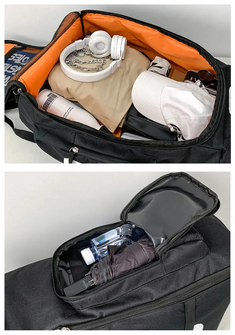 Large Waterproof Sport Gym & Travel Bag – Men’s Backpack & Shoulder Pack